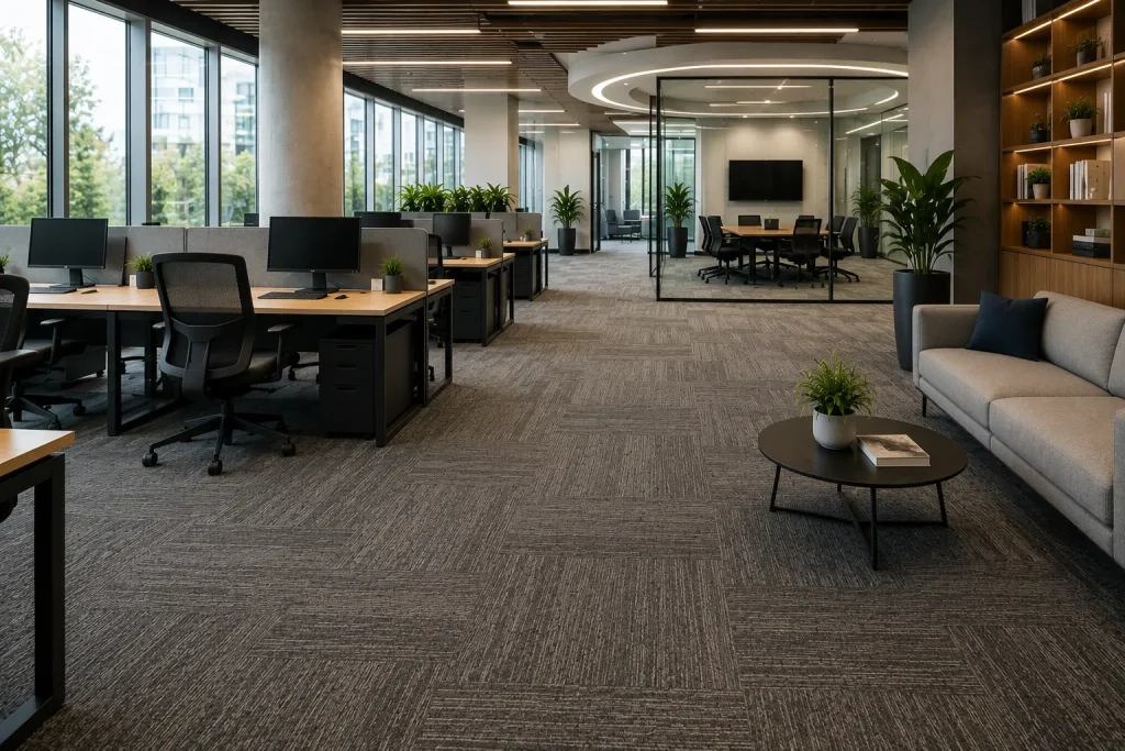 How Carpet Flooring Improves Workplace Comfort and Productivity